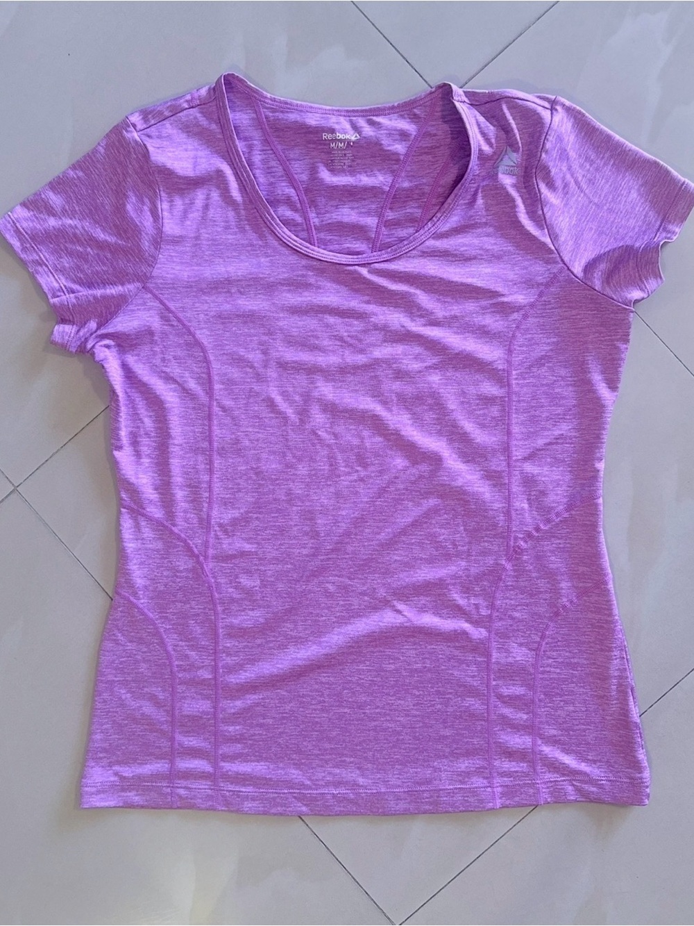 Reebok Women’s Short Sleeve Tee — Lavender Pink